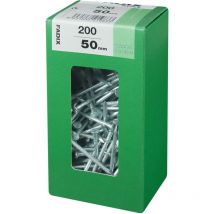 Caja l 200 unid. clavo cp acero 2,7x50mm Fadix