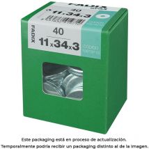 Caja l 40 unid. arandela ancha cinc 11,0x34x3mm Fadix