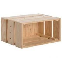 Astigarraga - Caja modular home box sin barniz - 25,6x38,4x28 cm