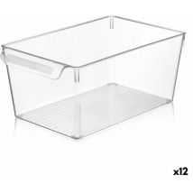 Caja multiusos Quttin transparente 20 x 32,5 x 14 cm (12 unidades)