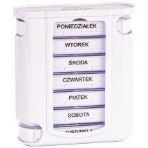 Caja organizadora caja caja de medicamentos pastillas 7 días