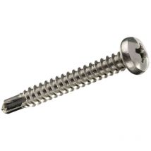 Caja s 10 uds. tornillo rosca chapa cr autot. 4,8x25mm Fadix