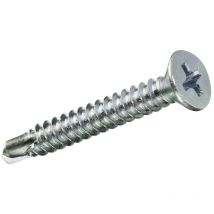 Boîte s 20 Unités. Vis Filetee Tole Cp Autot. Zinc 3.5x19mm Fadix