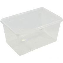 Caja transparente con cubierta 585x390x h 300 mm - Artplast