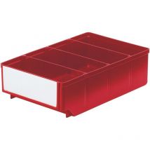 Cajas de estantes rk 300/186 rojo (Por 8)