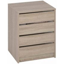 MB - Cajonera Merise en color roble. 61,4 cm(alto)50 cm(ancho)44 cm(largo)