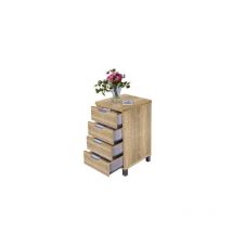 Topkit - Cajonera Andalucía 1043 Ancho de 40 cm Cómoda Mesita de noche Roble