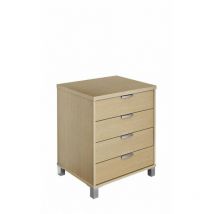 Topkit - Cajonera Andalucía 1053 Ancho de 60 cm Cómoda recibidor dormitorio Roble