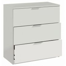 Cómoda de dormitorio blanca cm 77x38x80h