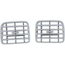 Calandre de ventilation d'air central 7702258279 Remplacement accessoire intérieur de la voiture grise pour Clio II / Thalia I