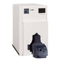 Caldaia a gasolio in acciaio con canna fumaria BioFioul Premys ca Plus De Dietrich 21 kW solo riscaldamento con bruciatore