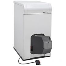 Caldaia a gasolio in ghisa con canna fumaria BioFioul Sun Sannover da 30 kW con bruciatore