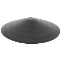 Cale porte amovible CHRISLIGNE caoutchouc mat noir L. 11.8 x H. 2.7 x l. 11.8 cm