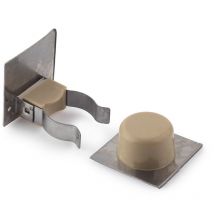 Niubó - Cale-pote adhésif avec fixation en finition beige. Dimensions: 45x60x46 mm - talla
