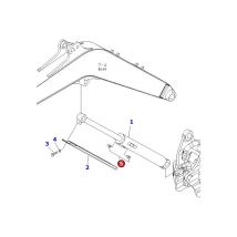 Komatsu - cale teflon protection verin de fleche 20M-62-73310