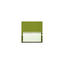 Global - Calentador central de aluminio fundido blanco klass 500, 1508w 13 elementos