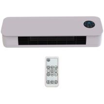 Kekai - Termoventilatore Ceramico A Parete 2000w Split Dual Ultraslim 57x7x9 Cm Cm Con Telecomando Incluso