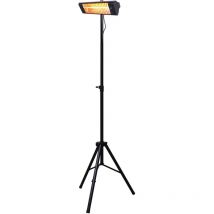 Mconfort - Calefactor Halogeno C/Pie Power + Tripod 2 Kw