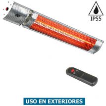 Casafan - Calefactor halogenos por infrarrojo CasaTherm 70040 S2000 gold / 11m2 / Mando a distancia