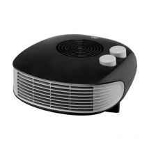 Bilake - Calefactor horizontal Candil 2000w blanco/negro Termostato Regulable 2 potencias Negro Negro