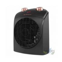 Suinga - Calefactor 1100W-2200W Orbegozo, Función ventilador, Calefactor de Aire, Calefactor de baño para suelo, Negro