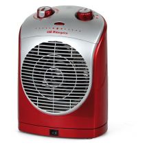 Orbegozo - calefactor compacto fh 5025, oscilante, termostato regulable, 2 velocidades, posición ventilador, 2200 w