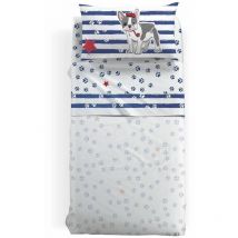 Caleffi Completo Lenzuola Bill Letto Singolo - Blu