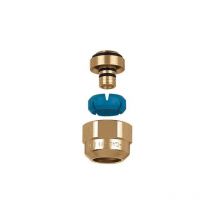 Klemmverschraubung 680500 3/4', verchromt, ø 9-9,5 ig, ø 14-16 ag - Caleffi