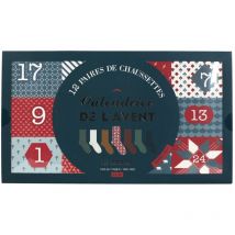 Calendrier de l'Avent 12 paires de chaussettes Homme