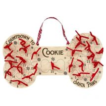 Calendrier de l'avent en bois pour chien