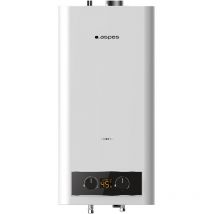 Aspes - Calentador a gas 11L/min Gas butano 45W Encendido Automático aspe