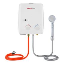 Thermomate - AZ132 5L Chauffe-eau Instantané à Gaz Propane Chauffe-eau gpl 30/37mbar Extérieur pour les chevauxcamping[Classe énergétique a+]