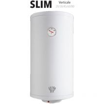 Bandini - Calentador de Agua Eléctrico (Braun) slim vertical - Brida 30 litros - 2 años de Garantía