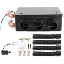 Sjlerst - Calentador de coche de 12V y 50W con 3 orificios, calentamiento rápido para eliminación de heladas en invierno, accesorios interiores de