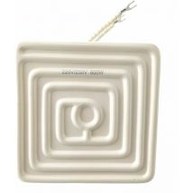 Mlink - Calentador ir ceramico 12x12cm 600w blanco