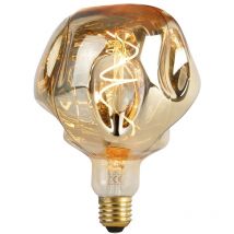 Lampada led dimmerabile E27 G125 specchio oro 4W 75 lm 1800K - Calex