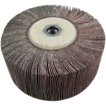 RN12050M14.80 - Meules fraisées rn M14 (ø ext. 120 mm, épaisseur 50 mm, âme M14 mm, grain 80) - Calflex