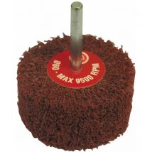 RVF6030/6.180 - Meules fibre avec tige rvf (ø ext. 60 mm, épaisseur 30 mm, tige 6 mm, grain 180) - Calflex