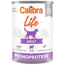 Dog Life Lata Adult Cordero 6x400gr - Calibra