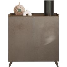 Veriaffari.it - calicosy - Buffet 2 portes et 2 étagères L121 cm - tray