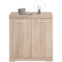 Calicosy - Buffet avec 2 Portes et Étagère Intérieure L80cm - Bristol