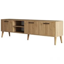 Cotecosy - TV-Möbel mit 2 Fächern und 3 Türen L180 cm - Exxen