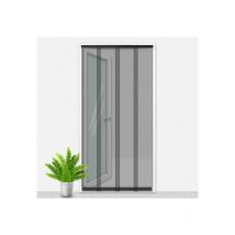 Confortex - California mosquitera para puerta - 100x220 cm - Negro