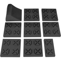 46057 Ausgleichskeil, Stufenkeil 2500 kg pp 24 cm x 24 cm x 25 mm - Calima