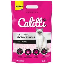 Litière de silicate pour chat Premium Crystals Litière silicate Sable antibactérien pour chat 3,8 l (5907222223307) - Calitti