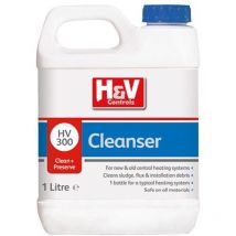 H&v Controls HV300 Cleanser Central Heating Systems 1 Litre Bottle - Calmag