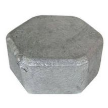 Calotta zincata 3" – Raccordo filettato in ghisa malleabile – Misura: 3" – Standard: UNI/EN 10242:1994/ISO 49:1994