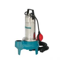 Pompe d'evacuation vide cave gqsm Eau eaux chargées GQS50-13m 1,1kW 230V Monophaséé automatique avec flotteur solid jusq'à 50mm - Calpeda