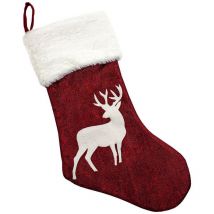 Calza di Natale con disegno Renna