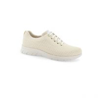 Dian - Zapatilla sanitaria tipo blucher con corte de rejilla y plantilla acolchada calpe 45 Beige